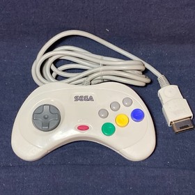 SEGA Saturn Console Gray HST-3210 w/ Controller, Cables & Virtua Fighter2 Tested