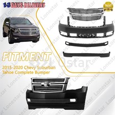 Complete Bumper Cover Grille Kit For 2015-2020 Chevy Suburban Tahoe