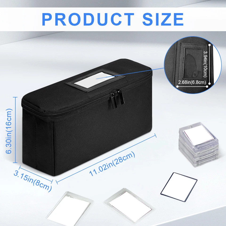 Trading Card Storage Box Graded Cards Bag Pocket for 30+ BGS/PSA/CGS/CGC Cards - Image 2 of 4