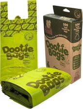 Pooch Approved Large Dootie Bags - Dog Poop Bags - Tie-Handles - 100 Count Do...