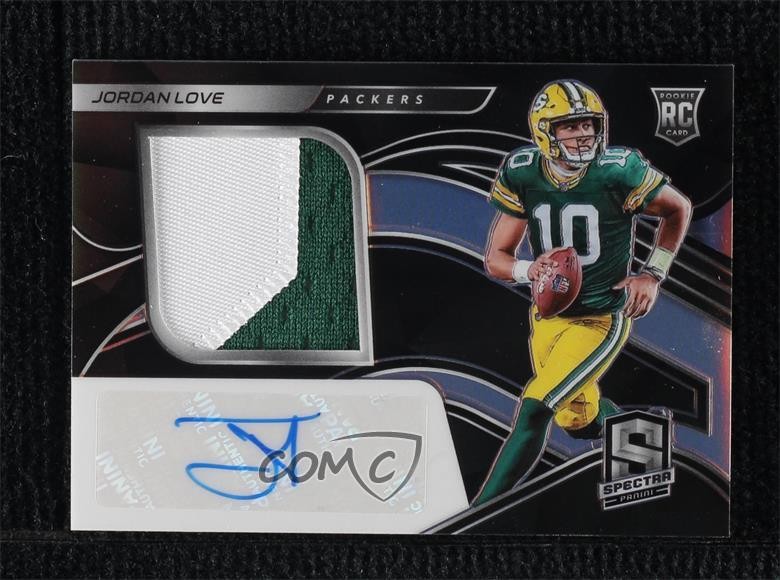 2020 Panini Spectra 58/99 Jordan Love #204 RPA Rookie Patch Auto RC 4m4