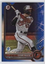2022 Bowman Draft 1st Edition Blue Foil 144/150 Cesar Prieto #BD-133 14dq