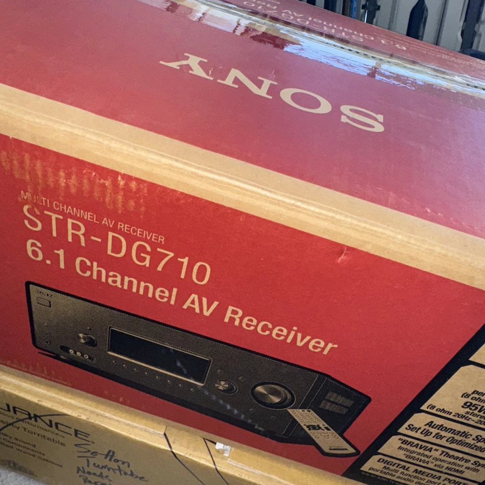 Sony STR-DG710 - 6.1 Ch HDMI Home Theater Surround Sound Receiver Stereo System - Image 2 of 4