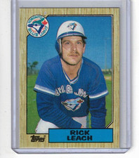 1987 Topps #716 Rick Leach - Blue Jays