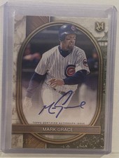2025 Topps Museum Collection Mark Grace Auto Gold /99 AA-MG Cubs