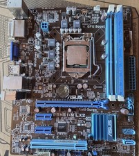 Asus PBH61-M LX2 Motherboard, I3 2120, 4gb RAM, No IO Shield