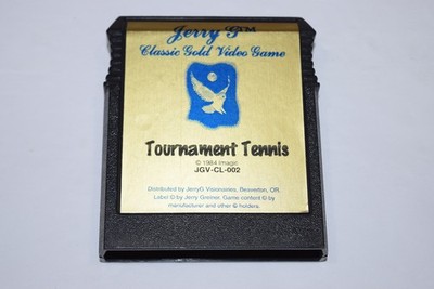 Tournament Tennis ColecoVision JerryG Visionairies Video Game Cart Only