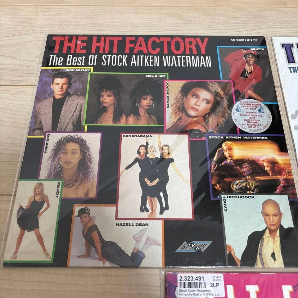 The Hit Factory Vol.1 3LP Set Compilation Collectible Used - Image 2 of 4