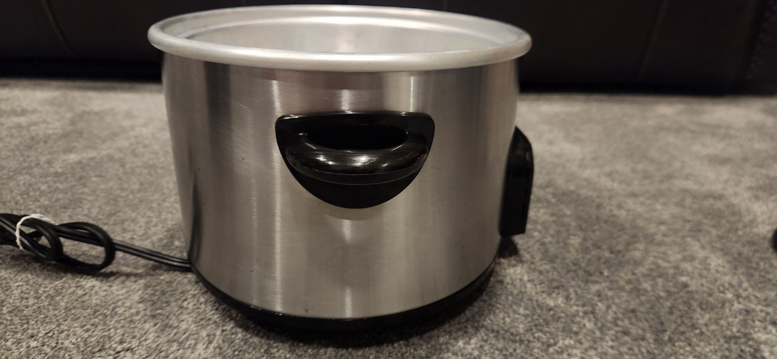 Crock Pot 4 Quart Smart Pot Programmable Slow Cooker Silver Black SCCPVP400-S