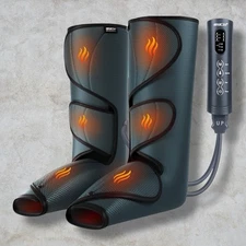 CINCOM Leg Massager with Heat and Compression, Legs Massage for Circulation..