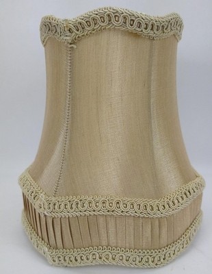 Elegant Bell Lamp shade Lite Source 6.5''H Champagne Color fabric