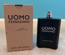 Ferragamo Uomo Signature Eau de Parfum EDP 3.4 oz 100 ml tester, no cap