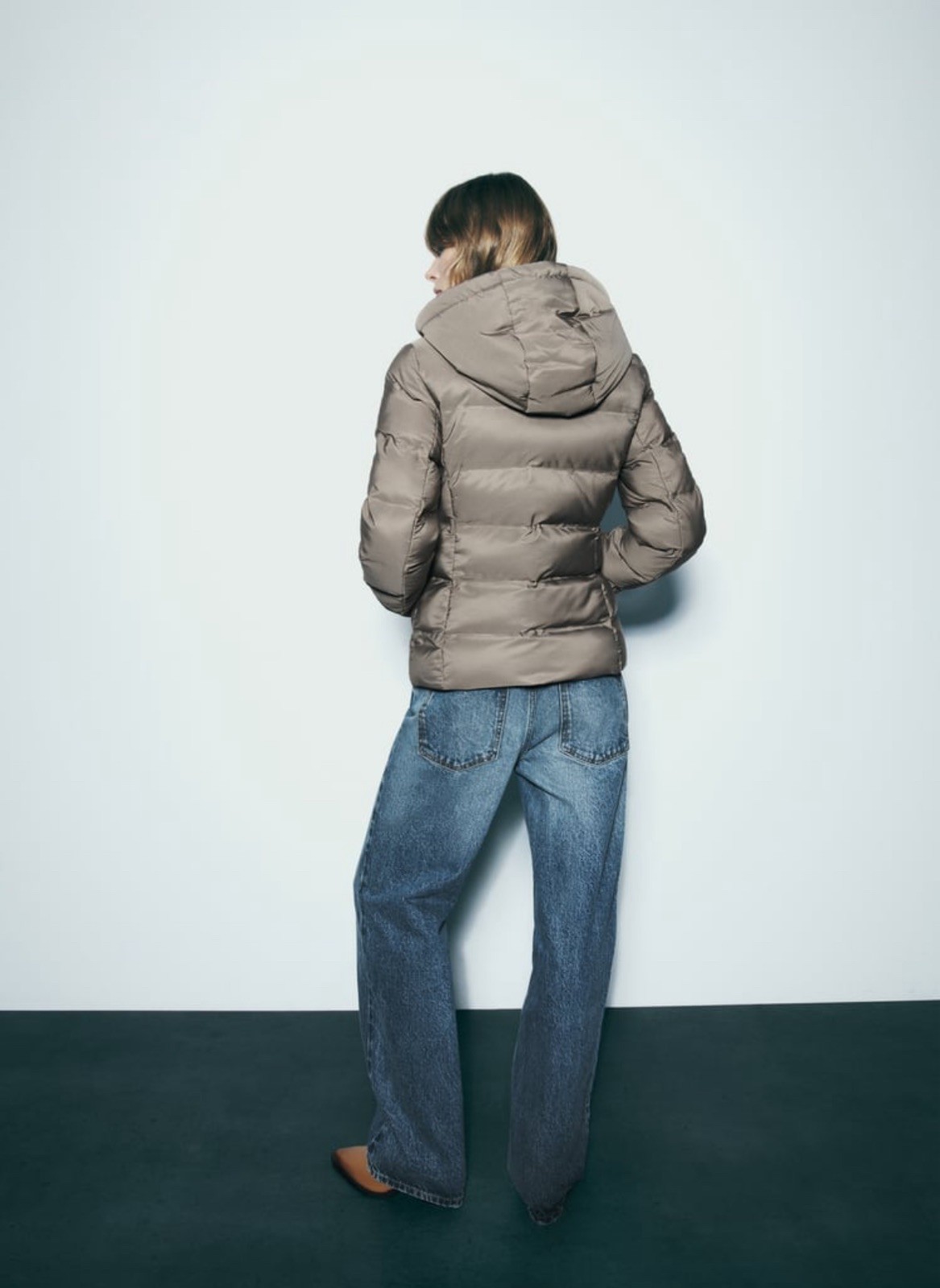 ZARA WATER AND WIND PROTECTION SHORT QUILTED ANORAK SIZE XS image 2