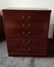 5 Drawer Chest of Drawers - Alstons Furniture - Local Delivery Aberystwyth Area