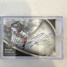 2020 Topps Tier One Autographs Ronald Acuña Jr. #T1TA-RAJ /100 Auto