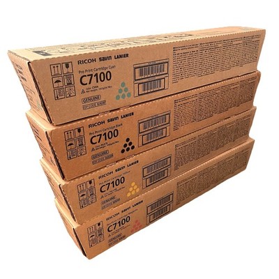 Genuine Ricoh Savin Toner SET  C7100  C7110 828384, 828385, 828386, 828387