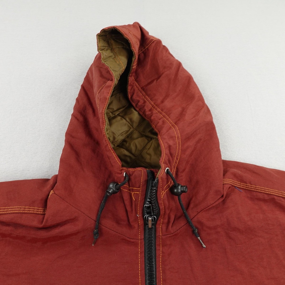 Vintage Columbia Convert Jacket Mens XL Brown Orange Zip Up Parka