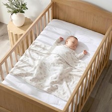 Premium Waterproof Crib and Toddler Mattress Protector, Quilted Crib Mattress...