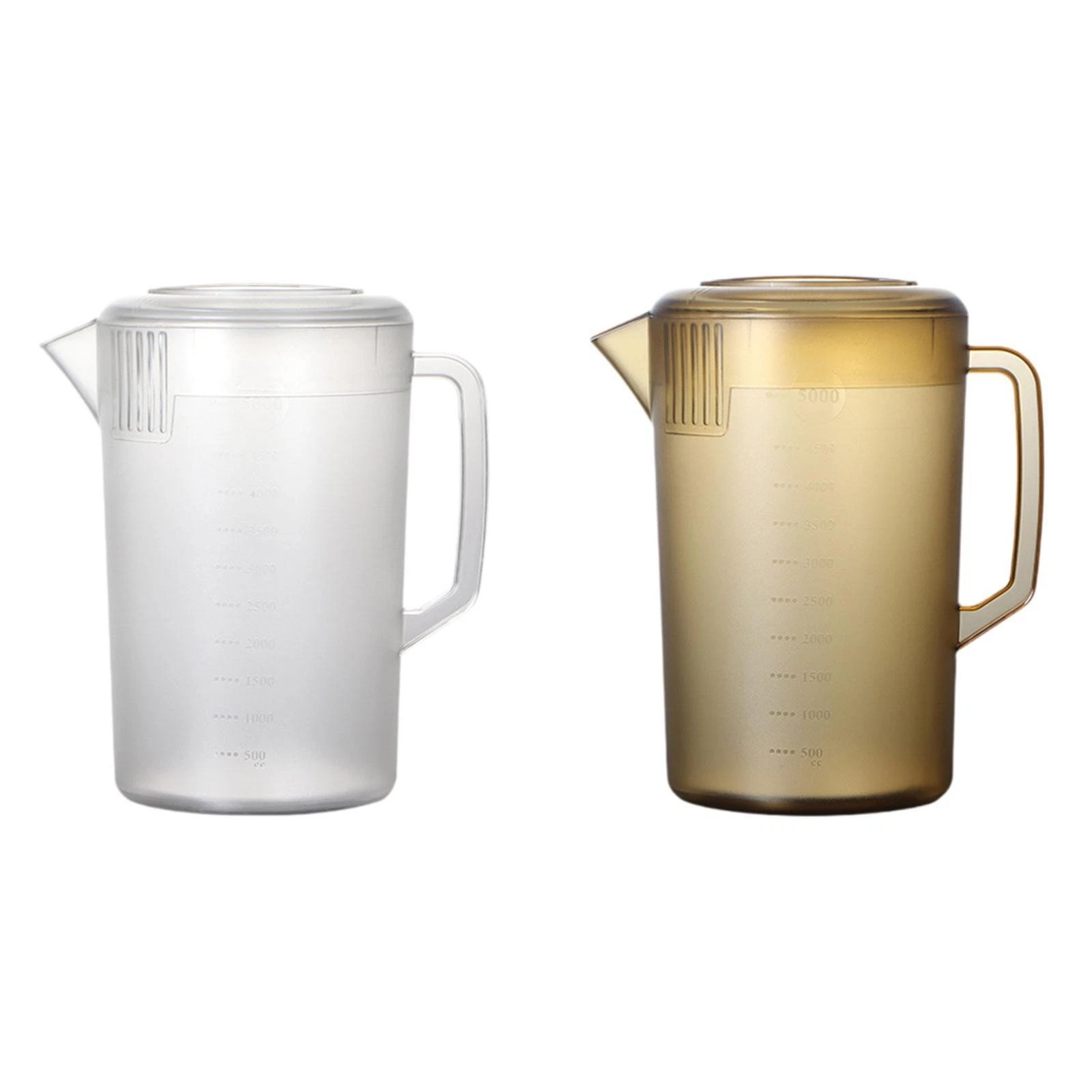 Liquid Measure Cup Iced Tea Pitcher Portable Mixing Pitcher 5L Juice Jug for
