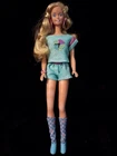 1986 Funtime Barbie Mattel #3717 Asst 3719 Vintage Blue Outfit