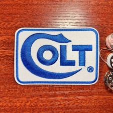 Colt Patch CMC American Firearms Weapons Guns Embroidered Iron On 2.5x3.75"