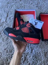 Size 9.5 - Jordan 4 Retro Red Thunder | SHIPS FAST | CT8527-016