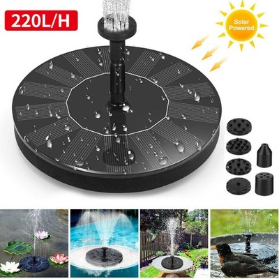 Solar Pumpe Springbrunnen Brunnen Wasserspiel Teichpumpe Garten Fontäne Teich