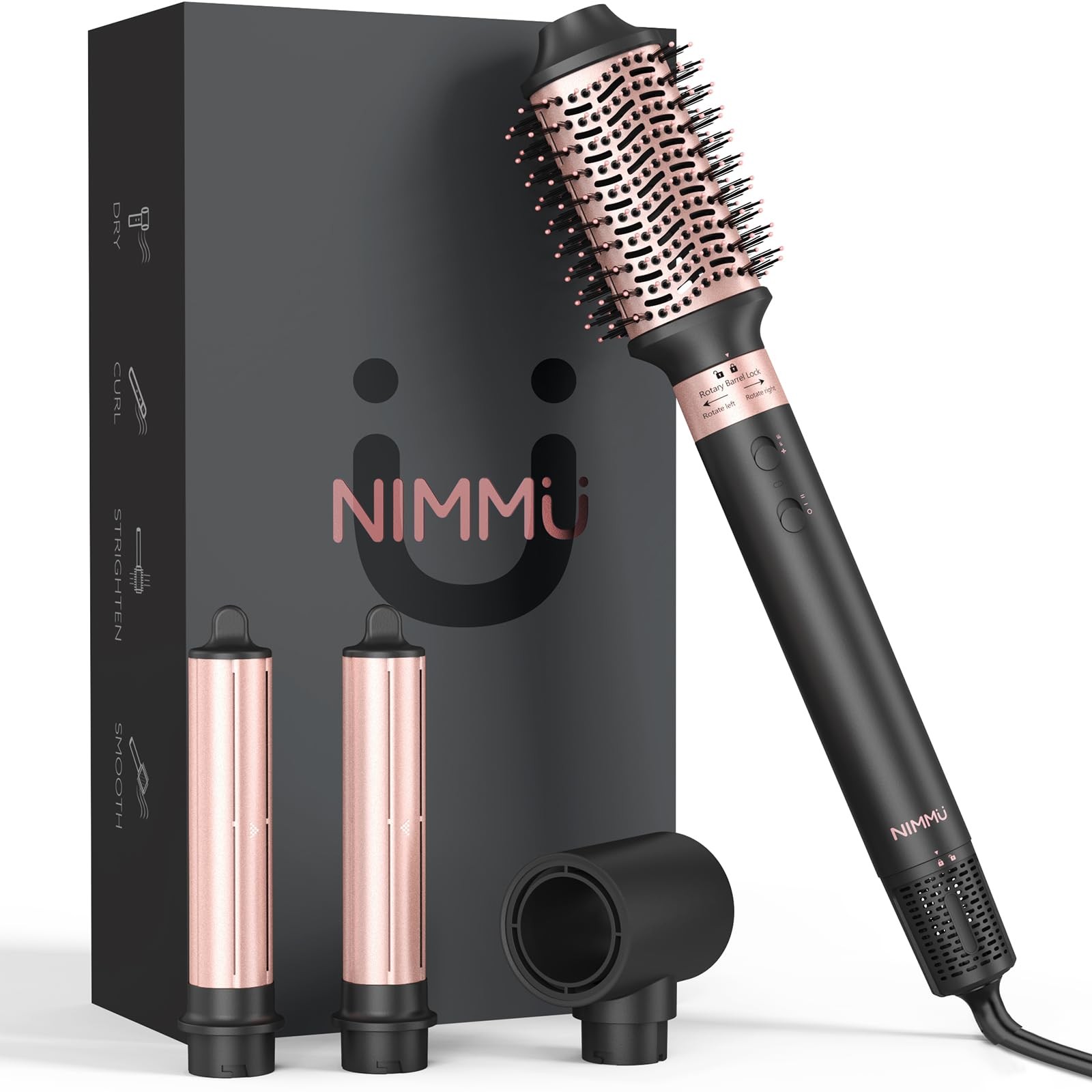 High-Speed Ionic Hair Dryer Brush 120K RPM for Smooth Styling-image