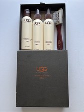 UGG Australia Sheepskin Care Kit Shoe Care Set Cleaner Protector Brush GUC