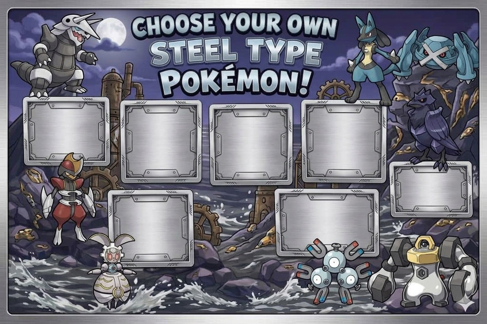 Choose Your Steel Type Pokemon Cards!! ** Non Holo ** Silver Border **