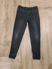 Thermohose Hose Jogpants Jeans GR 158 Kinder Schwarz / Dunkelgrau Pepper Takko