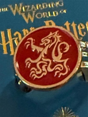 Universal Studios Harry Potter Gryffindor Hogwarts House Metal Ring Adjustable