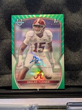 2022 Bowman U Dallas Turner 1st Bowman Auto Green /99 Alabama
