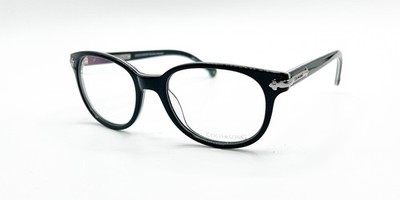 NEW COCO SONG MANY MORE COL.1 BLACK SILVER AUTHENTIC EYEGLASSES 50-19