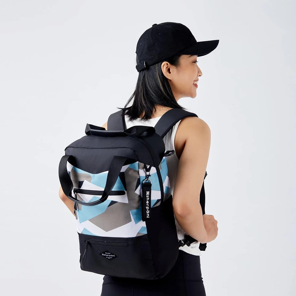 Mochila Mediana Camuflada de Verano 15 Pulgadas Compatible con Laptop Protección RFID 100 Rec... Foto 2 de 4