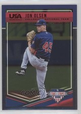 2018 Panini USA Baseball Stars & Stripes Longevity Ruby /249 Jon Olsen #13 sh7