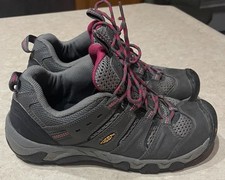 KEEN Koven Low Hiking Shoes Women  s Size 8 Gray Pink Outdoor Gorp Core