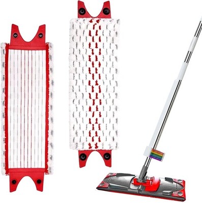 Wischköpfe Bodenwischer Mikrofaser 2 Stück Speed Mop Mikrofaser wiederverwendbar waschbar
