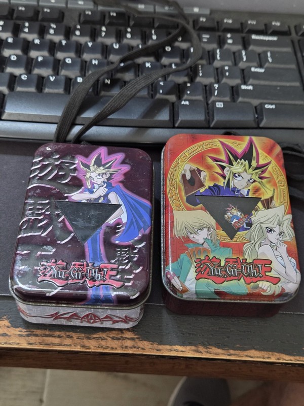 Yugioh Lanyard and Pin Tin Yugi 2 Boxes 1 Pin