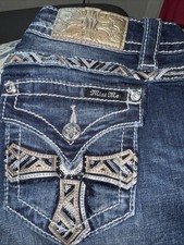 miss me jeans 27 bootcut JP7611B NWT Bling