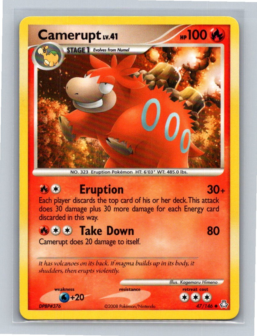 Camerupt 47/146 Legends Awakened Uncommon NM