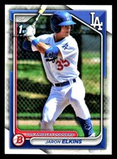 2024 Bowman Prospects #BP-106 Jaron Elkins Los Angeles Dodgers