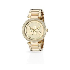 Michael Kors Parker Women's Crystal Gold Plated Quartz Watch MK5784