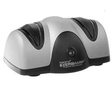 Presto 08800 EverSharp Electric Knife Sharpener, 2-Stage System, Silver/Black