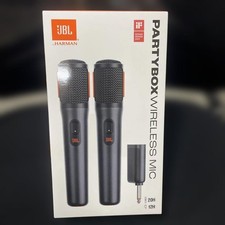 JBL PARTYBOX Wireless Mic Set 2.4GHz Digital Dynamic Microphone System