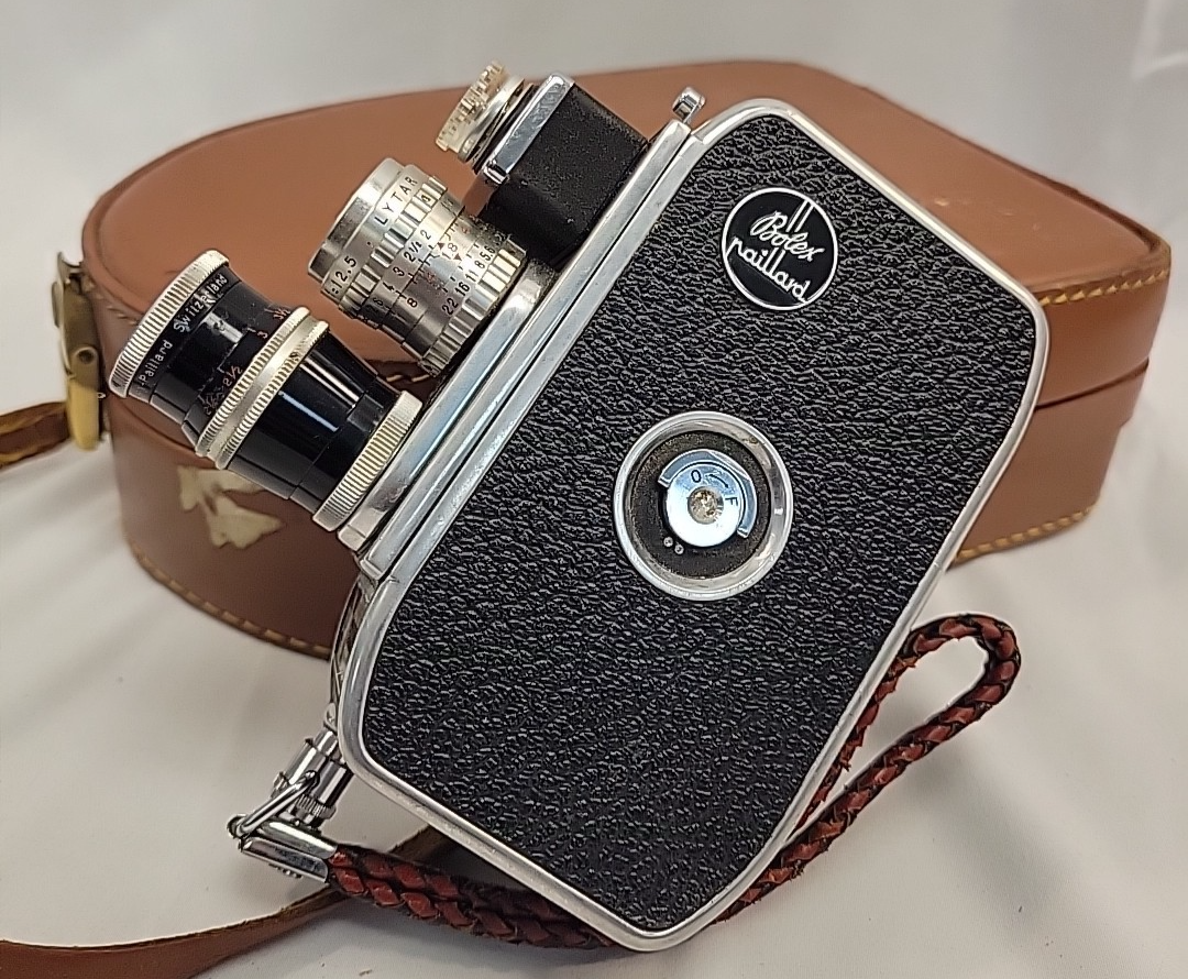 Vintage Paillard Bolex B8 Movie Camera W/case | eBay