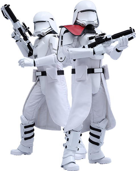 Star Wars First Order Snowtroopers 2 Action Figure 1/6 Hot Toys Sideshow MMS323-image