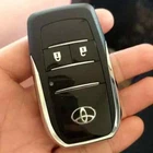 Toyota Hilux Flip Key Shell 2 Button TOY43 VA2 Uncut Blade Case Fob