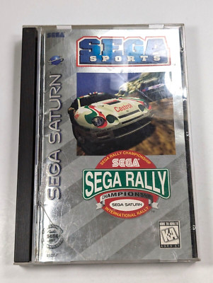 Sega Rally Championship Sega Saturn with case - wear and scratches