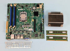 Supermicro X10SLM-LN4F Server Motherboard w/ Intel G1820 CPU, Heatsink, 8GB RAM